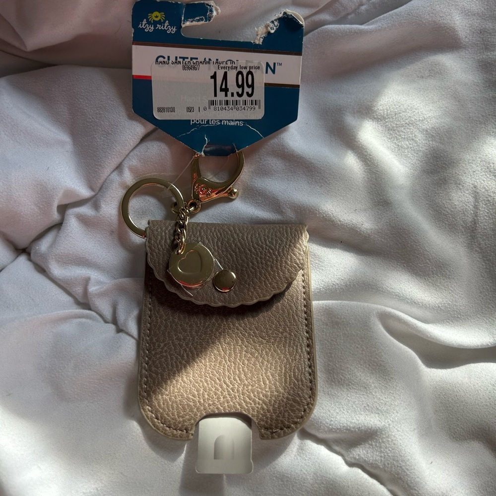 Itzy Ritzy Tan Keychain Pouch